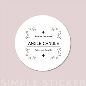 Angel Candle [심플 엣지 스티커]피알엔젤(PRangel)